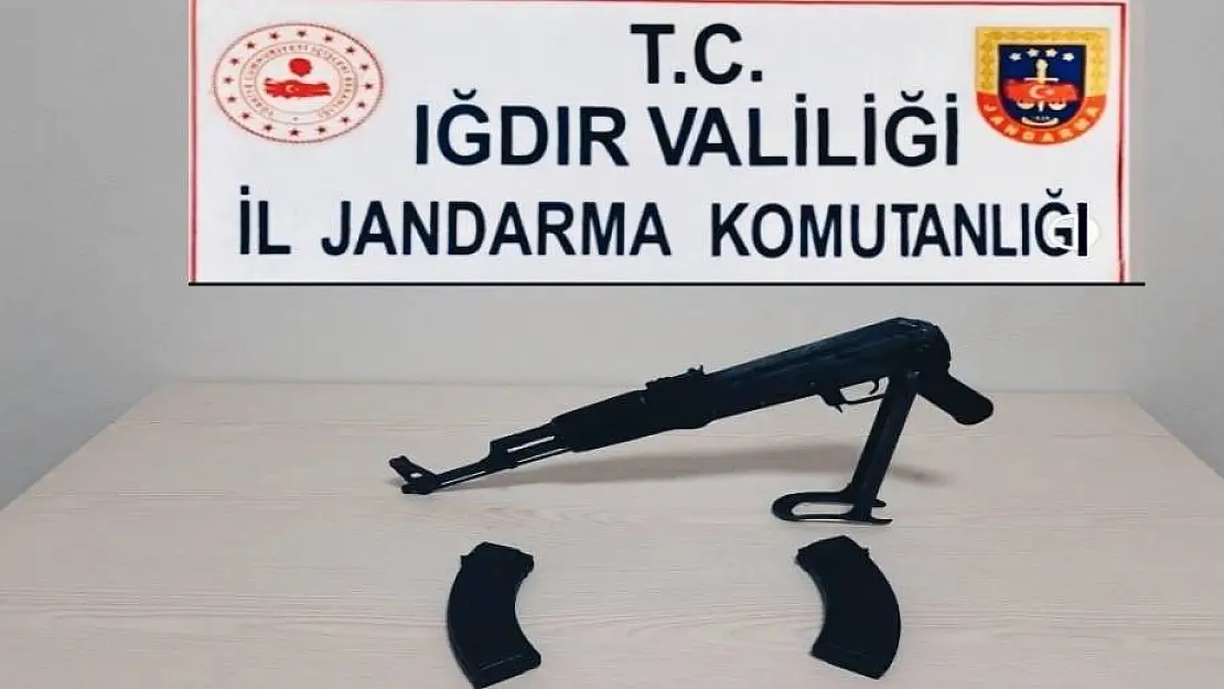 Iğdır'da uzun namlulu silah ele geçirildi
