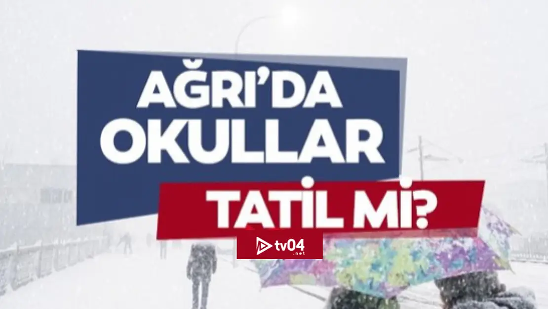 Ağrı'da eğitime kar engeli