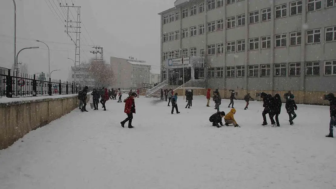 Malazgirt'te kar yağışı devam ediyor
