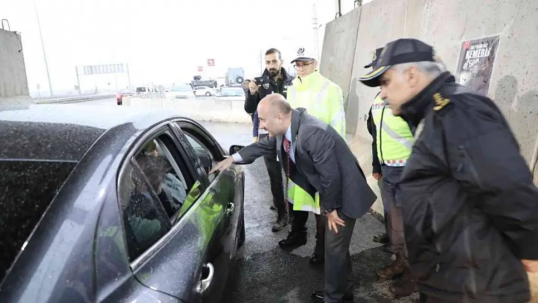 Ağrı'da bayram öncesi trafik denetimi yapıldı