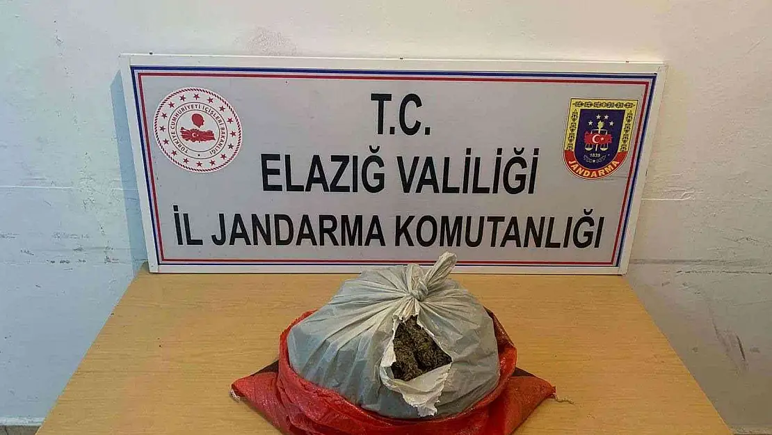 Elazığ'da 1,5 kilo esrar ele geçirildi: 2 gözaltı
