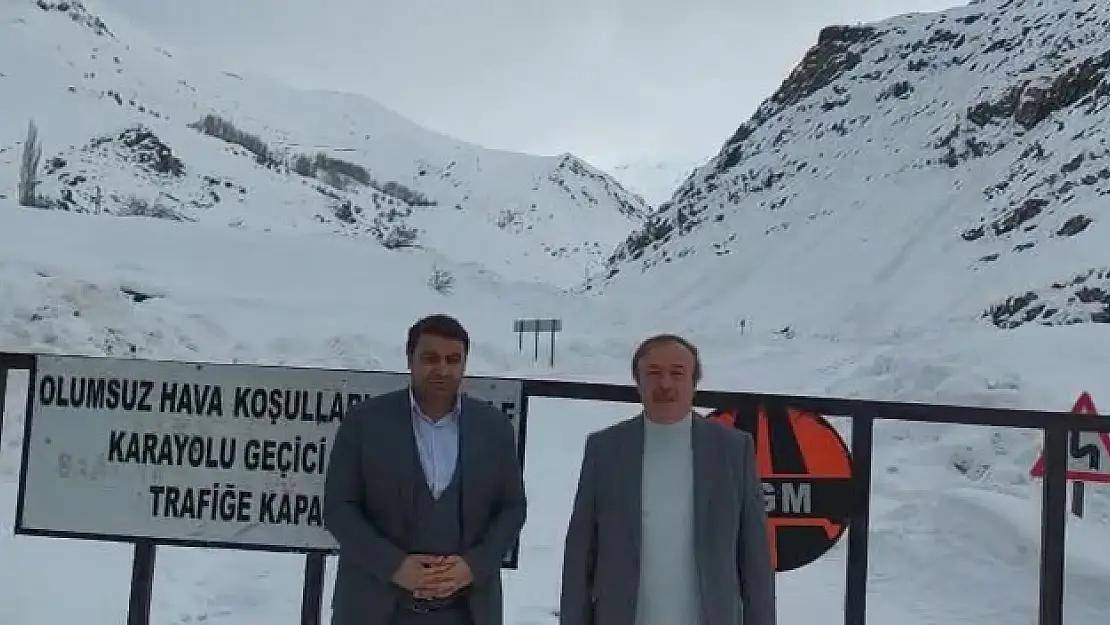 Bahçesaray Dikmetaş yolu ulaşıma açıldı
