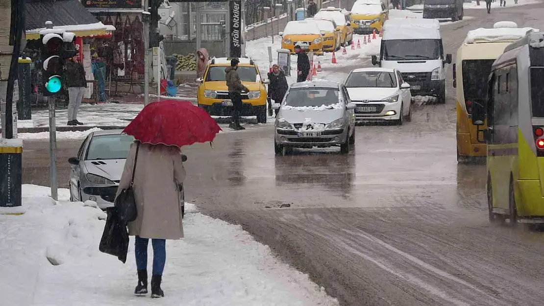 Van'da kar yağışı hayatı olumsuz etkiledi
