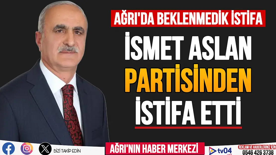 Ağrı'da beklenmedik istifa! Hamur Belediye Başkanı Partisinden istifa etti