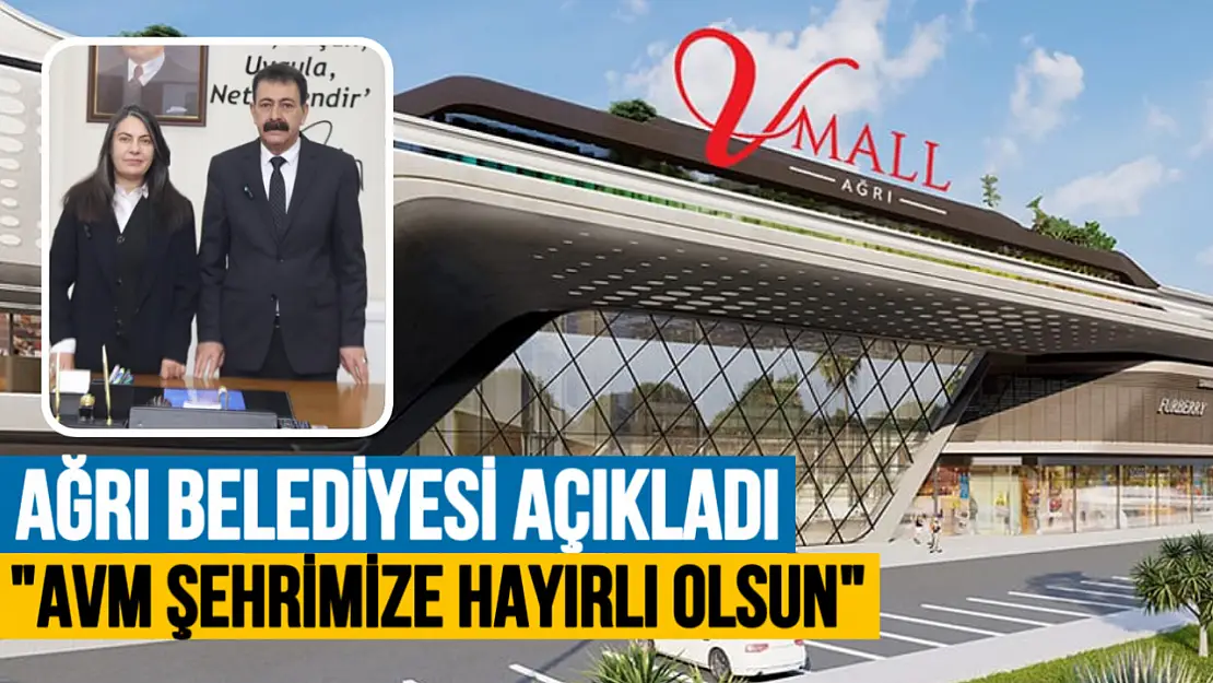 Ağrı'da Dev Yatırım: V MALL Ağrı Projesi Ruhsatı Ağrı Belediyesi Tarafından İmzalandı