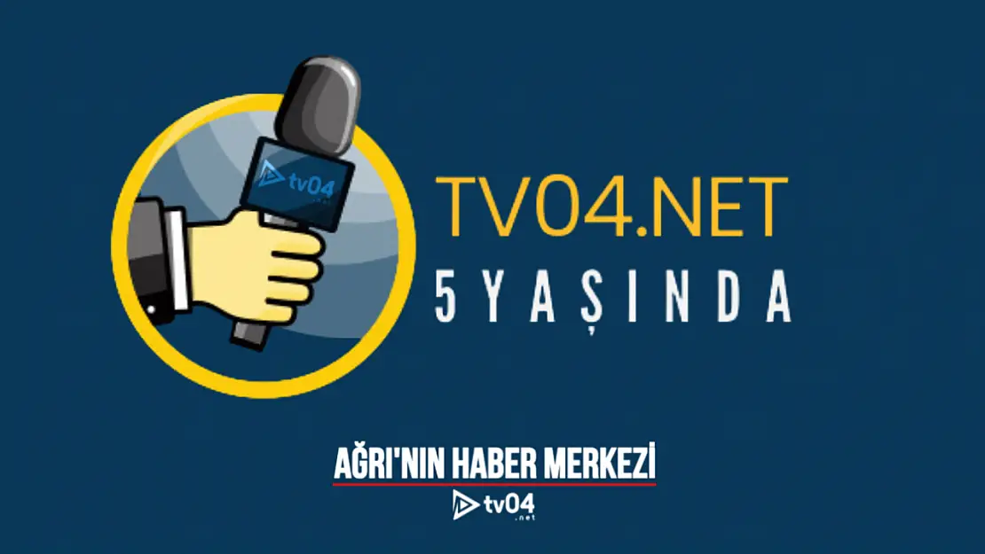 Ağrı'da Gündemi Belirleyen Haber Sitesi: TV04, 5 Yaşında!