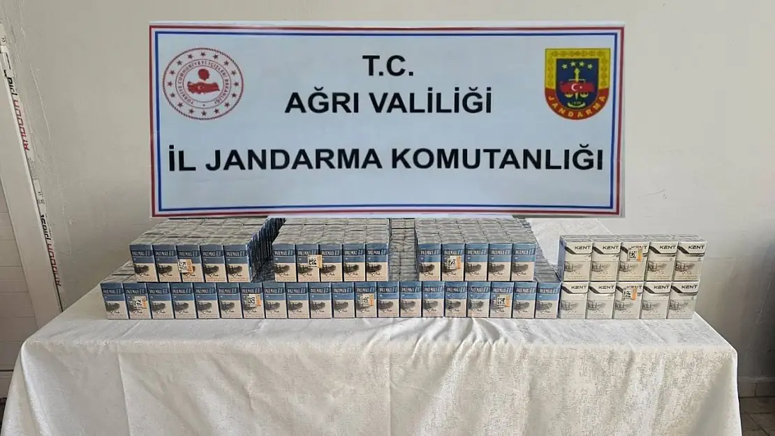 Ağrı'da Kaçak Sigara Operasyonu: 1.390 Paket Ele Geçirildi