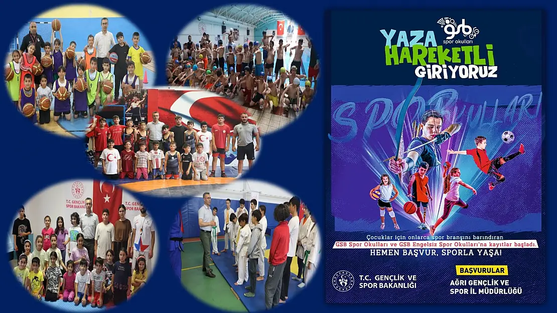 Ağrı'da Yaz Spor Okulları Kayıtları Başladı