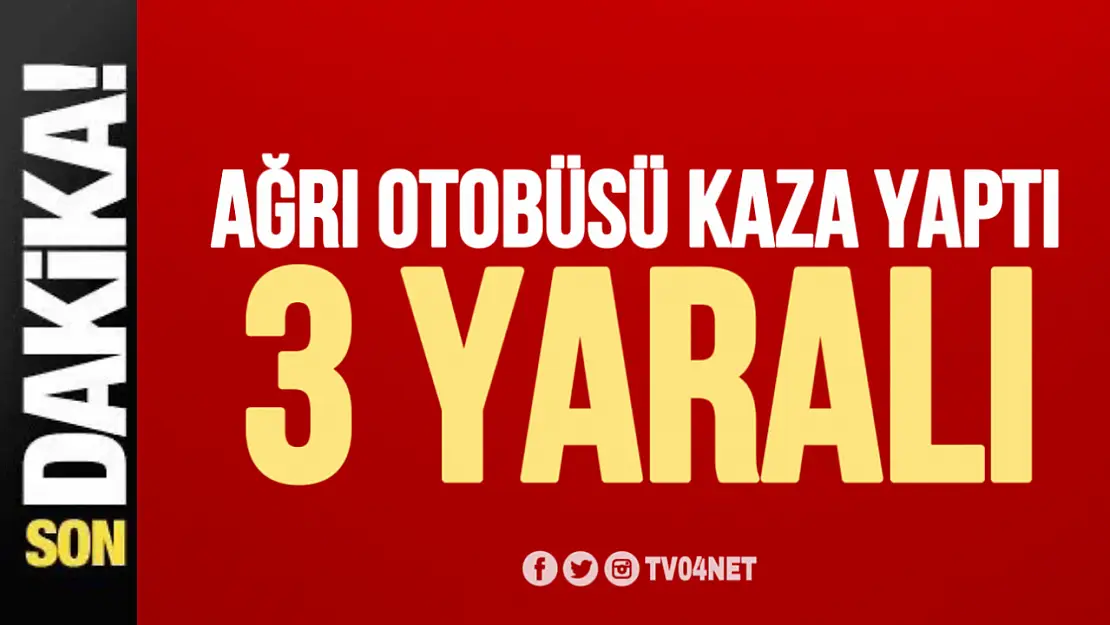 Ağrı'dan İstanbul'a Giden Yolcu Otobüsü Adapazarı'nda Kaza Yaptı: 3 Yaralı