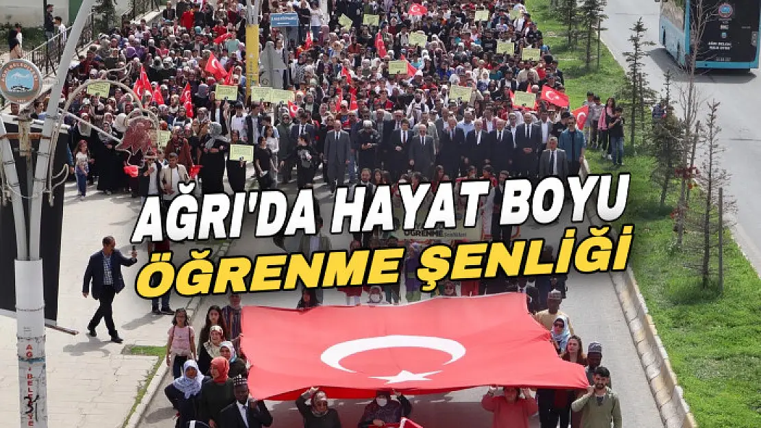 Ağrı'da Hayat Boyu Öğrenme Şenliği Düzenlendi