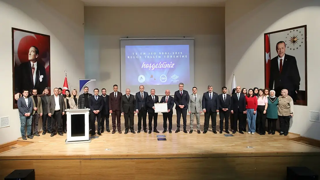 Ağrı İbrahim Çeçen Üniversitesi TS EN ISO 9001:2015 Belgesini Aldı