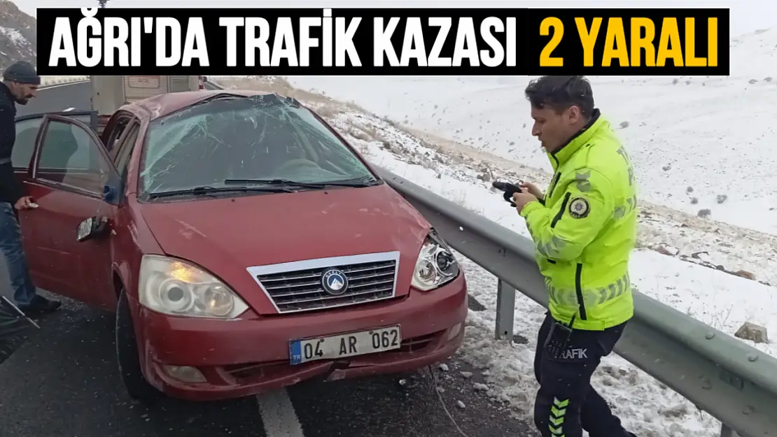 Ağrı'nın Tutak İlçesinde Trafik Kazası: 2 Yaralı