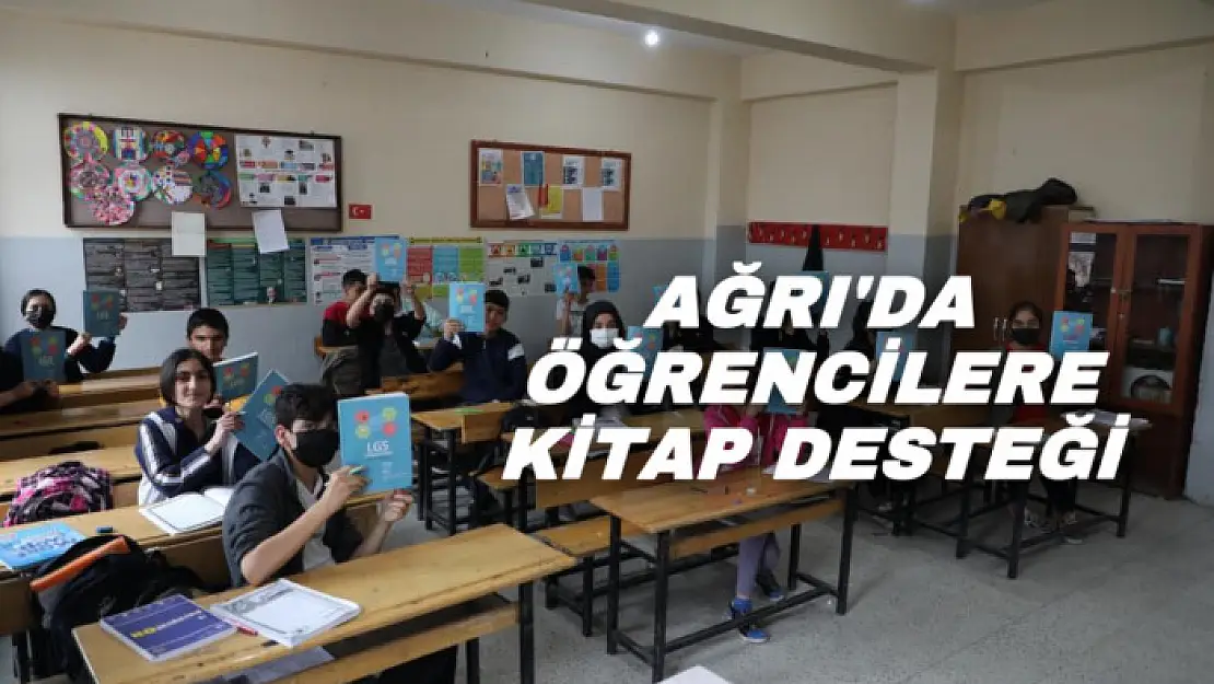 Ağrı'da 78 bin 711 yardımcı kaynak kitap paketi öğrencilere dağıtıldı