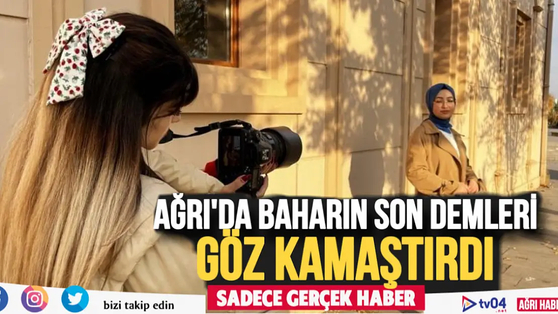 Ağrı'da baharın son demleri göz kamaştırdı