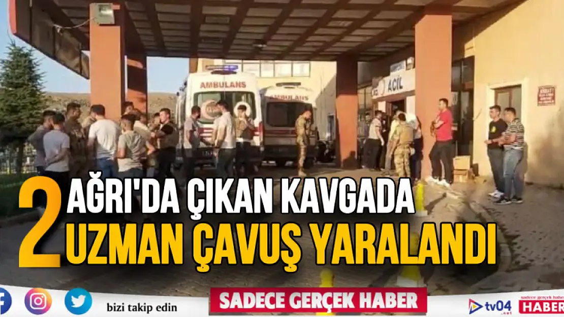 Ağrı'da iki kardeş arasında çıkan kavgada 2 uzman çavuş yaralandı