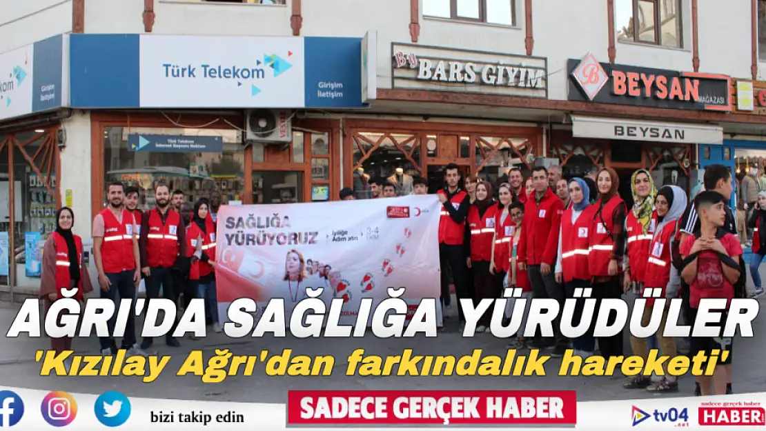 Ağrı'da sağlık için harekete geç etkinliği