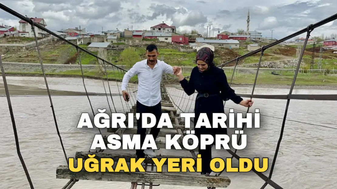 Ağrı'da Tarihi Asma Köprü fotoğrafçıların uğrak yeri oldu