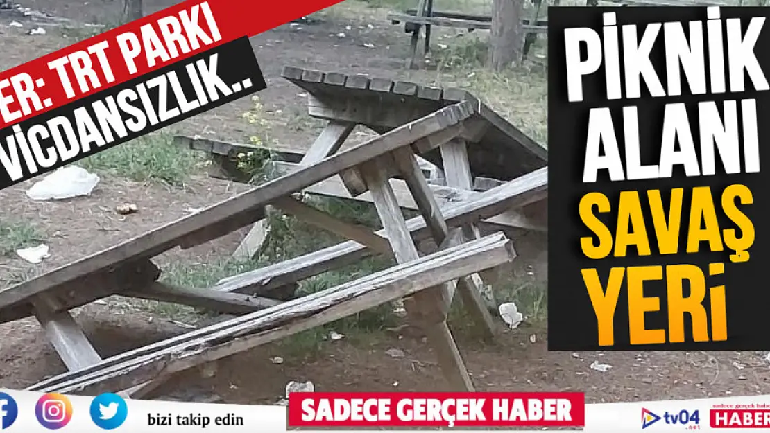 Ağrı'da vicdansızlığın görüntüsü! TRT Parkı mesire alanı çöpten geçilmiyor