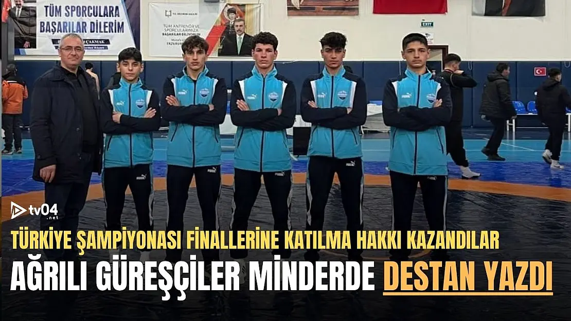 Ağrılı Güreşçiler Minderde Destan Yazdı