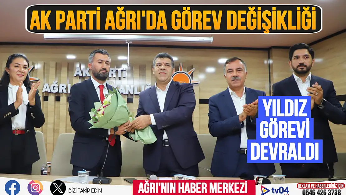 AK Parti Ağrı'da İlhami Yıldız resmen göreve başladı