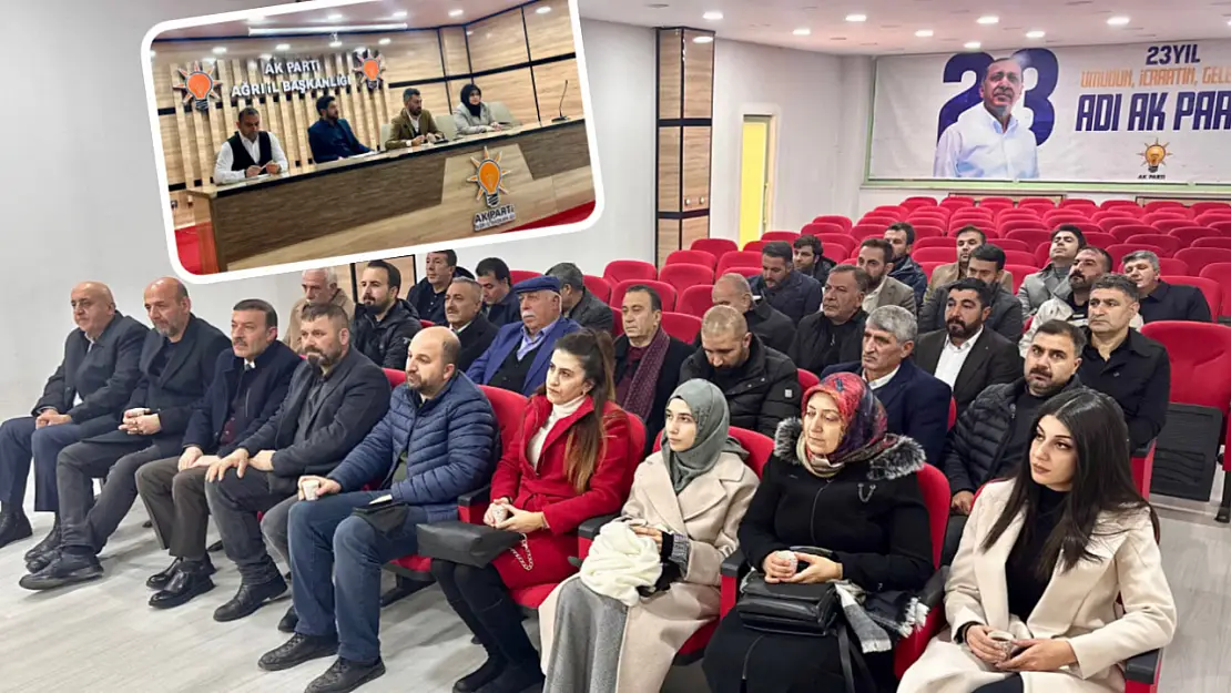 AK Parti Ağrı İl Başkanı İlhami Yıldız, Yeni Yönetim Kurulu ile İlk Toplantısını Gerçekleştirdi