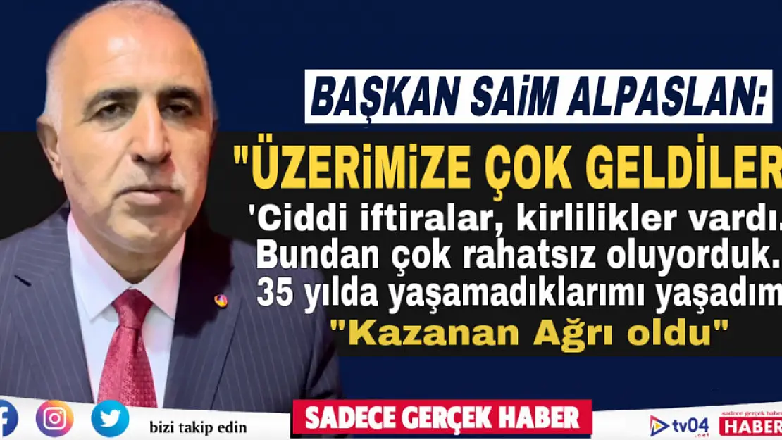 ATSO'da 3. kez seçimi kazanan Saim Alpaslan açıklamalarda bulundu. 'Üzerimize çok geldiler!'