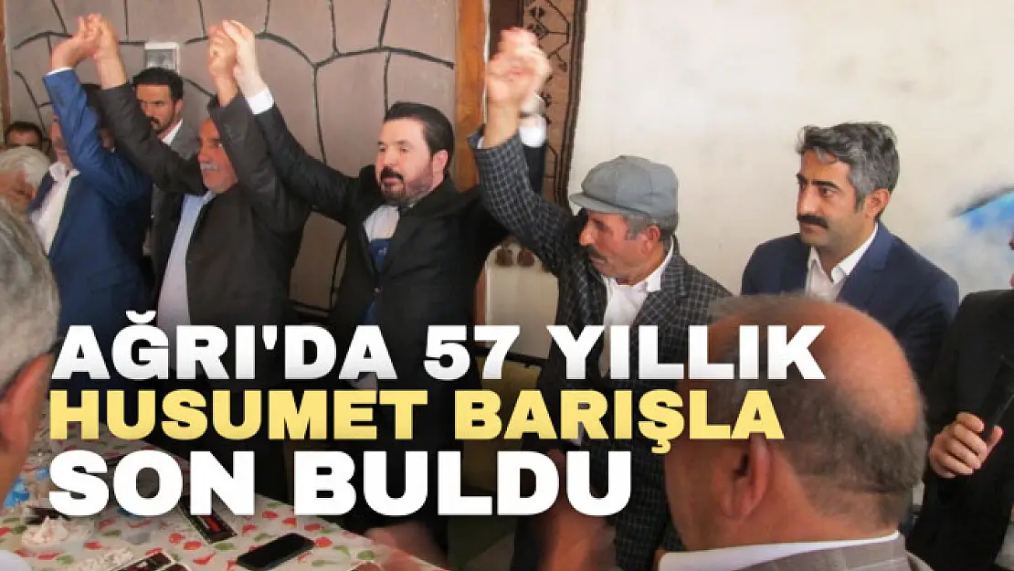 Başkan Sayan 57 yıllık husumeti barışla noktaladı