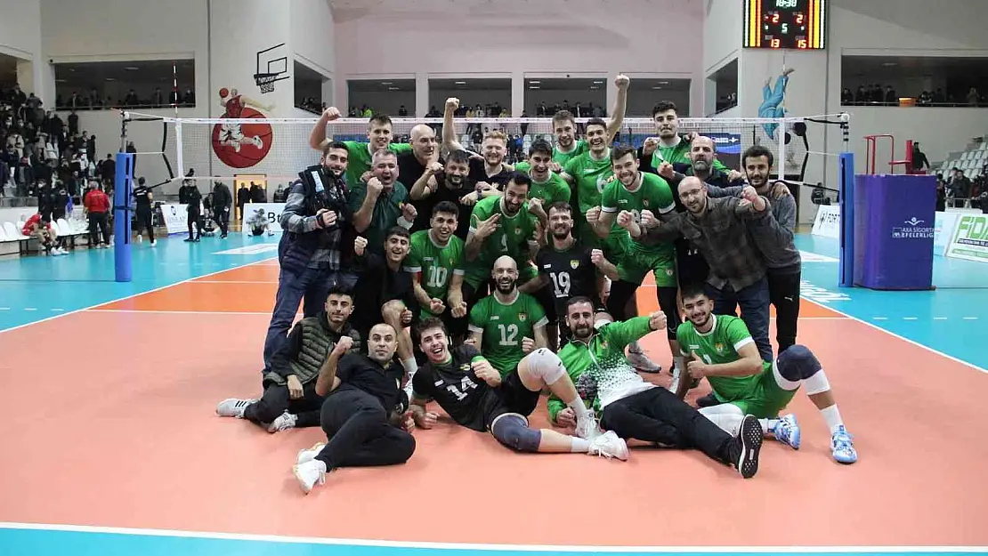 Efeler Ligi: Bingöl Solhan Spor: 3 - Cizre Belediyespor: 2
