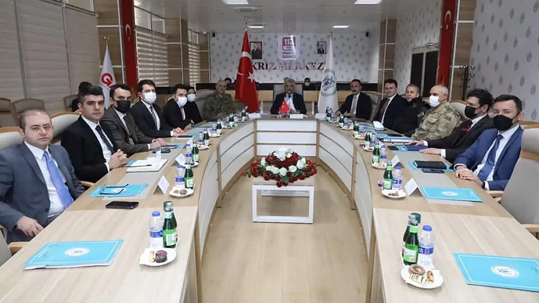 Erzincan'da İl Güvenlik ve Asayiş Koordinasyon Toplantısı yapıldı
