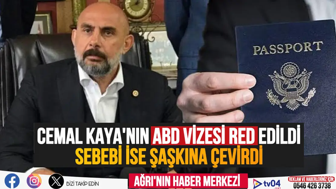 Cemal Kaya'nın 10 yıllık vize başvurusu ABD tarafından reddedildi