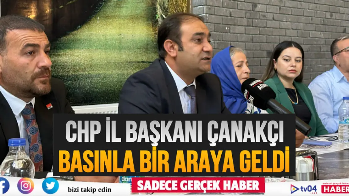 CHP Ağrı İl Başkanı Metin Çanakçı 'Kongrede aday olmayacağım!'