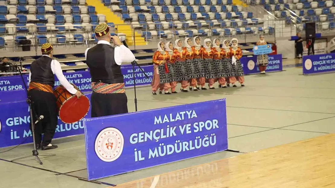 Malatya halk oyunları yarışması sona erdi
