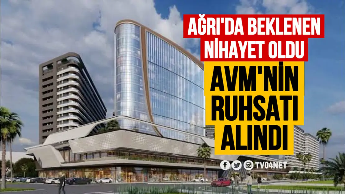 Doğu Anadolu'nun En Büyük Alışveriş Merkezi: V Mall Ağrı Ruhsatını Aldı!