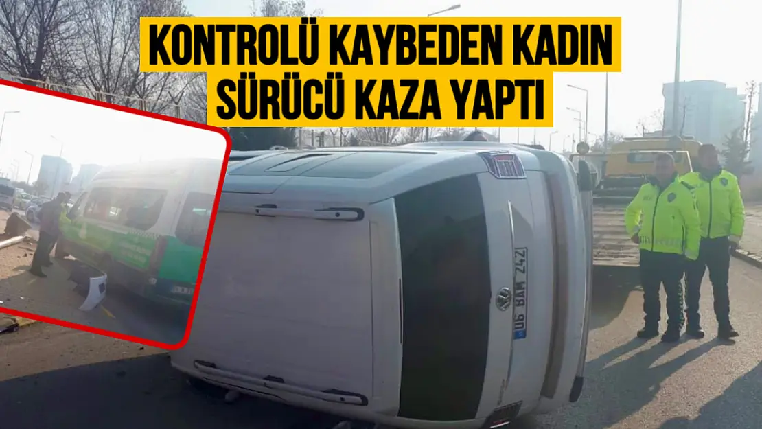 Doğubayazıt'ta Trafik Kazası: Hafif Ticari Araç Takla Attı