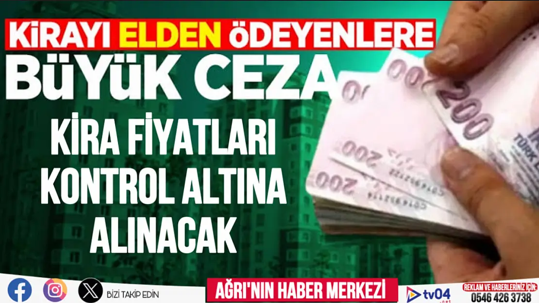 Elden kira ödeyenlere kiranın yüzde 10'u kadar ceza kesilecek