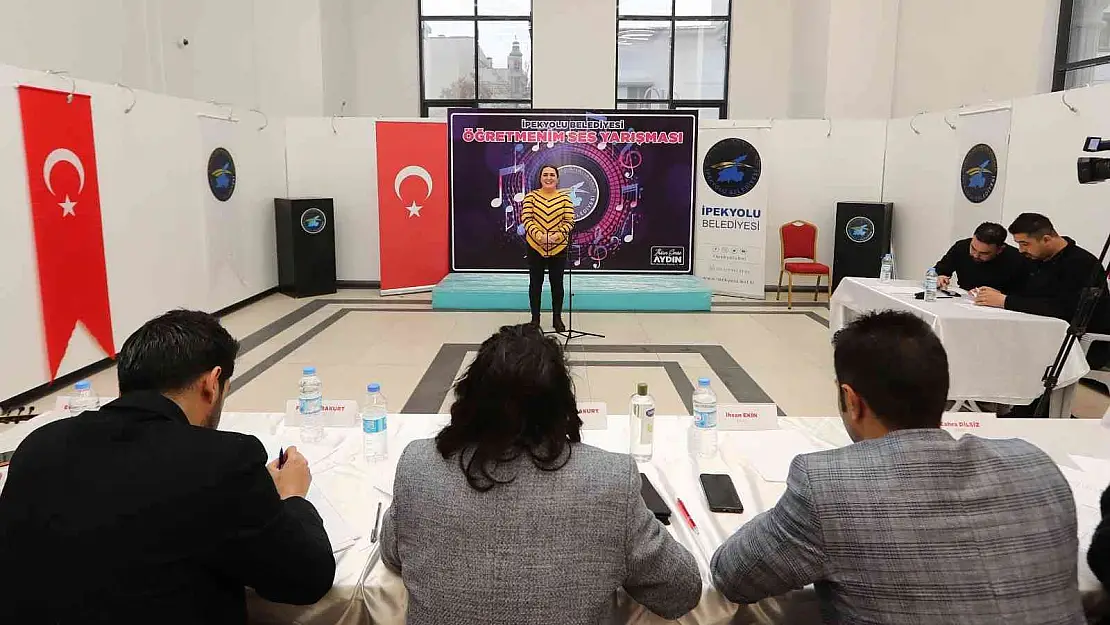 İpekyolu'nda 'Öğretmenim Ses Yarışması' heyecanı
