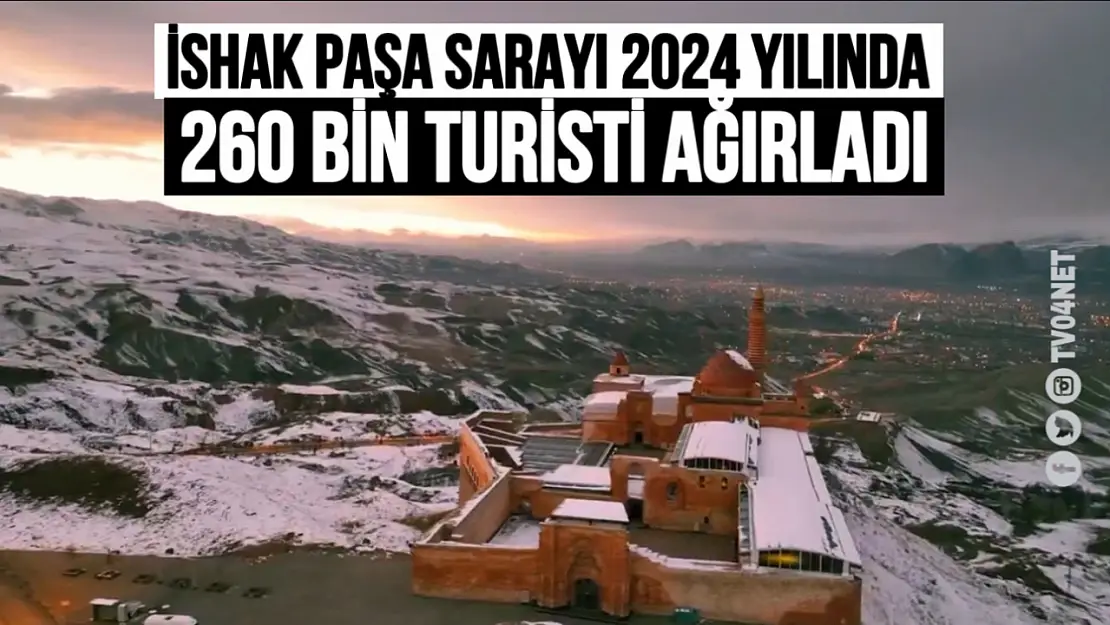 İshak Paşa Sarayı, 2024 Yılında 260 Bin Turisti Ağırladı