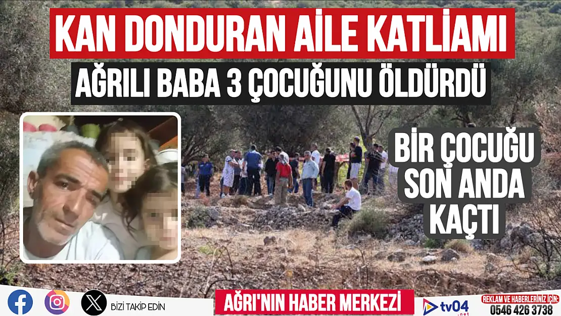 İzmir'de baba katliamı! 3 çocuğunu öldürüp kendini vurdu