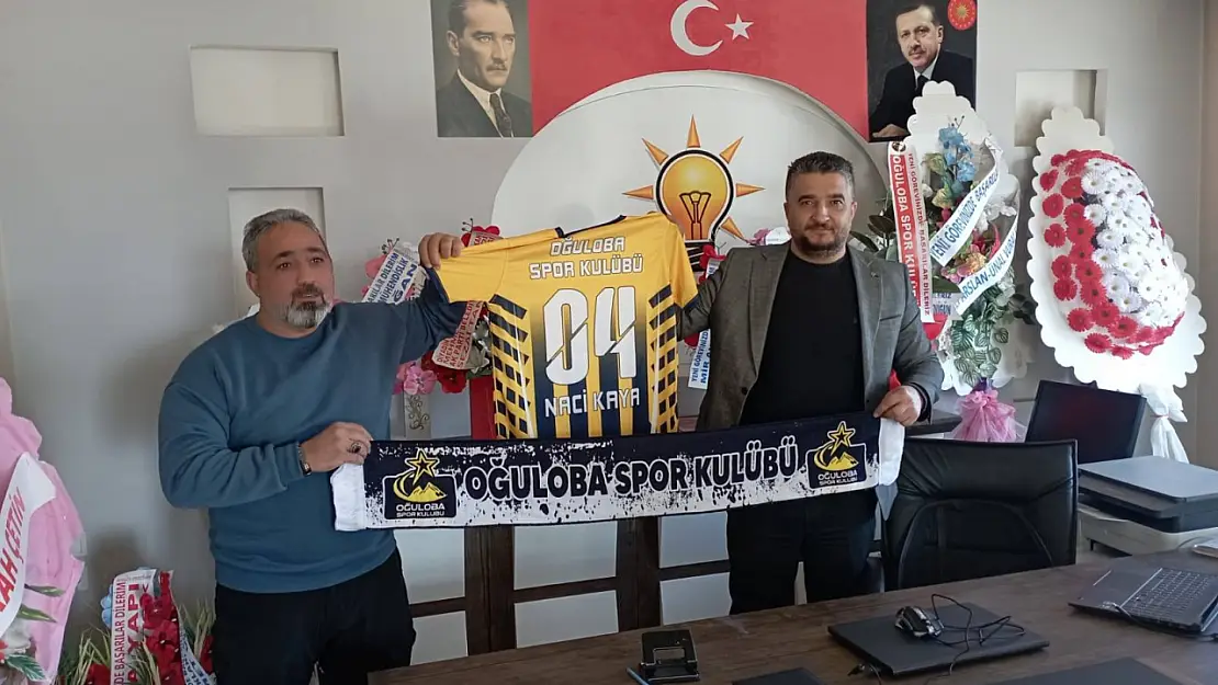 Oğuloba Spor Kulübü Başkanı İsmail Kaya'dan Diyadin AK Parti İlçe Başkanı Naci Kaya'ya Ziyaret