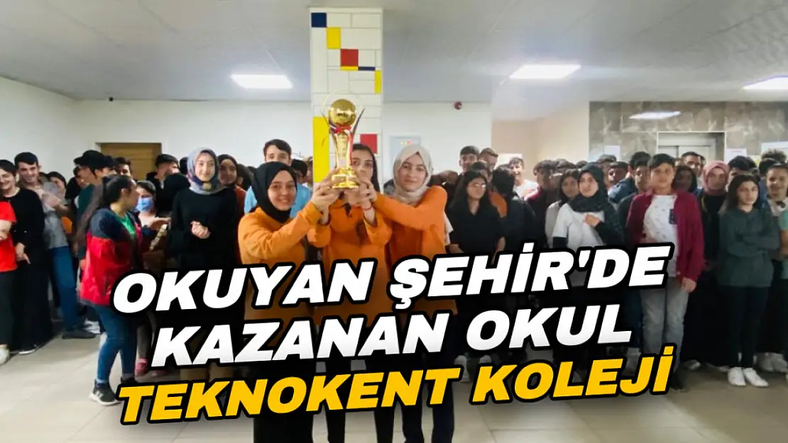 'Okuyan Şehir Ağrı' Projesinin kazananı Teknokent  Koleji Oldu