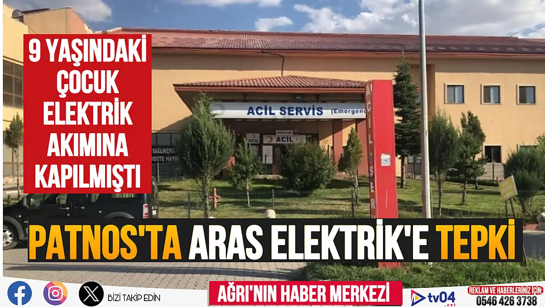 Patnos'ta Aras Elektriğe ihmal tepkisi