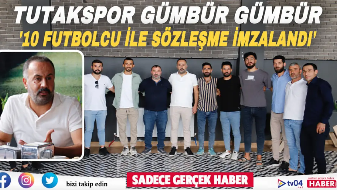 Şampiyonluk hedefi ile yola çıkan Tutakspor gümbür gümbür