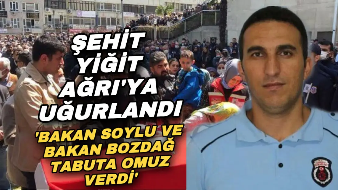 Şehit Yiğit, Bursa'dan memleketi Ağrı'ya törenle uğurlandı