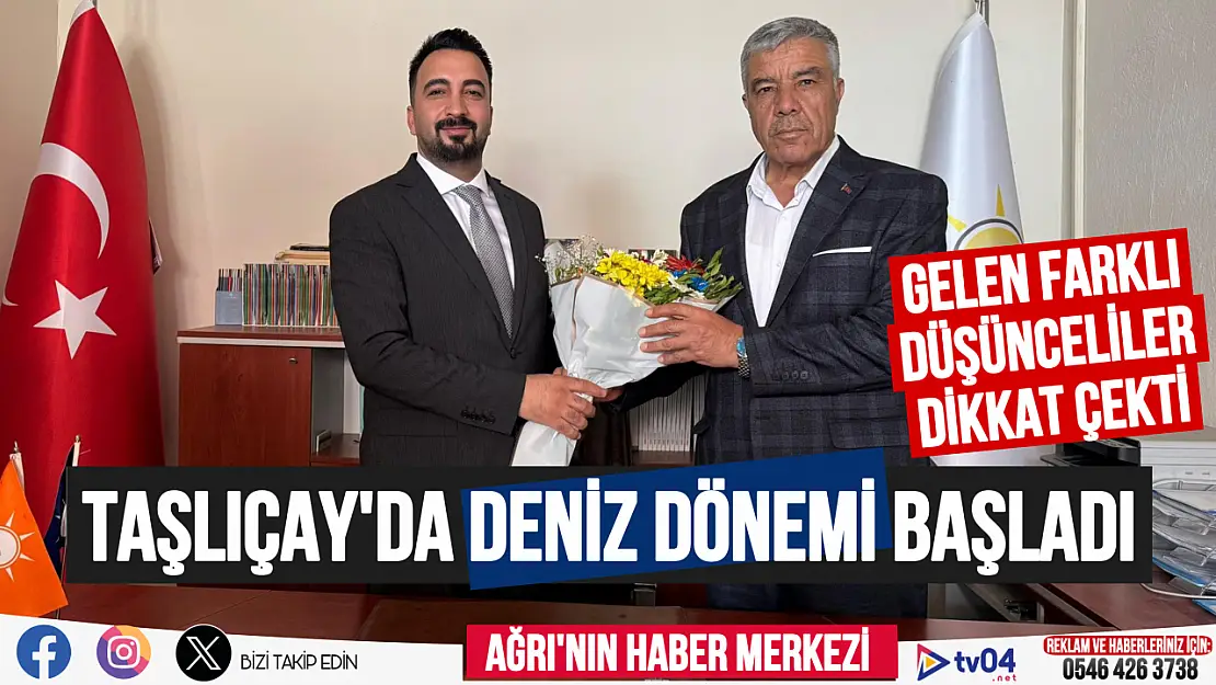 Taşlıçay'da devir teslim töreni gerçekleşti, Ümit Deniz göreve başladı