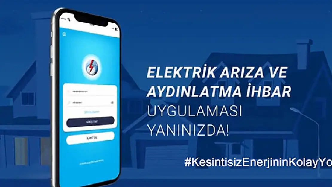 Tedaş'tan Elektrik Arıza İhbar Uygulaması