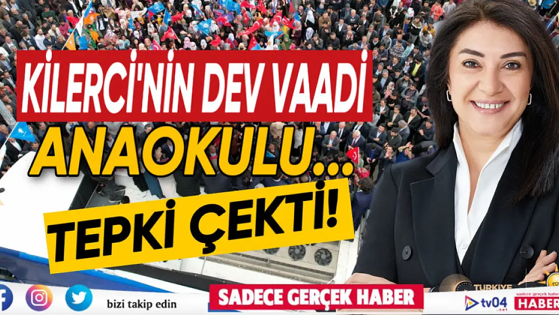 Vekil Adayı Kilerci'den şok seçim vaadi: Anaokulu yaptıracağız!