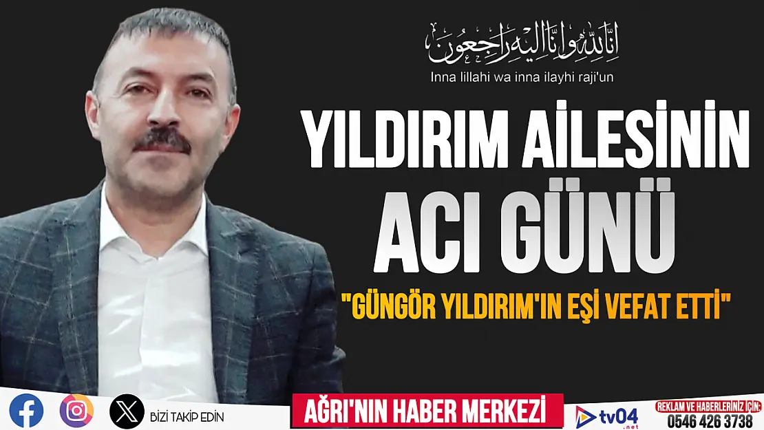 Yıldırım ailesinin acı günü.. Güngör Yıldırım'ın eşi vefat etti