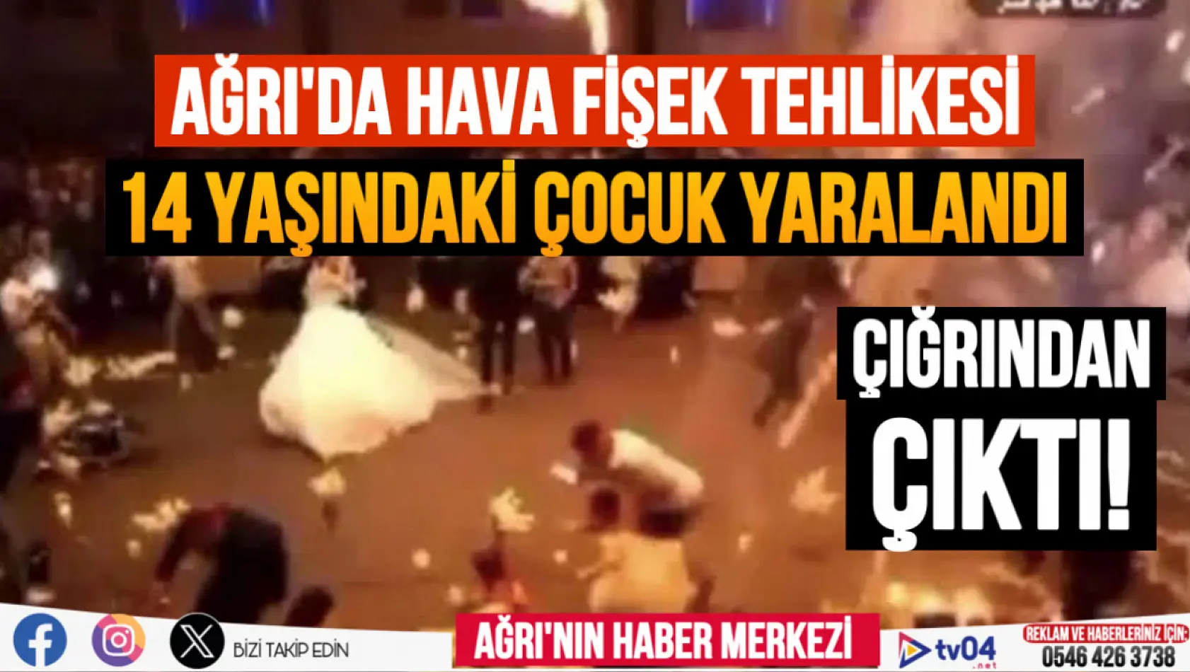 Ağrı'da havai fişek patlamaları çığrından çıktı! 14 yaşındaki çocuk gözünden oluyordu