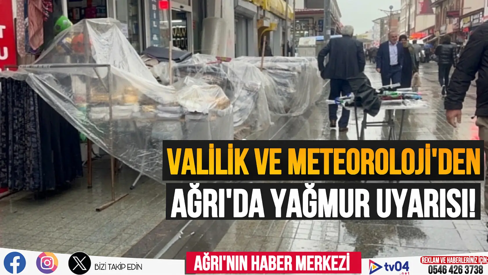 Ağrı Valiliği'nden kuvvetli yağış uyarısı