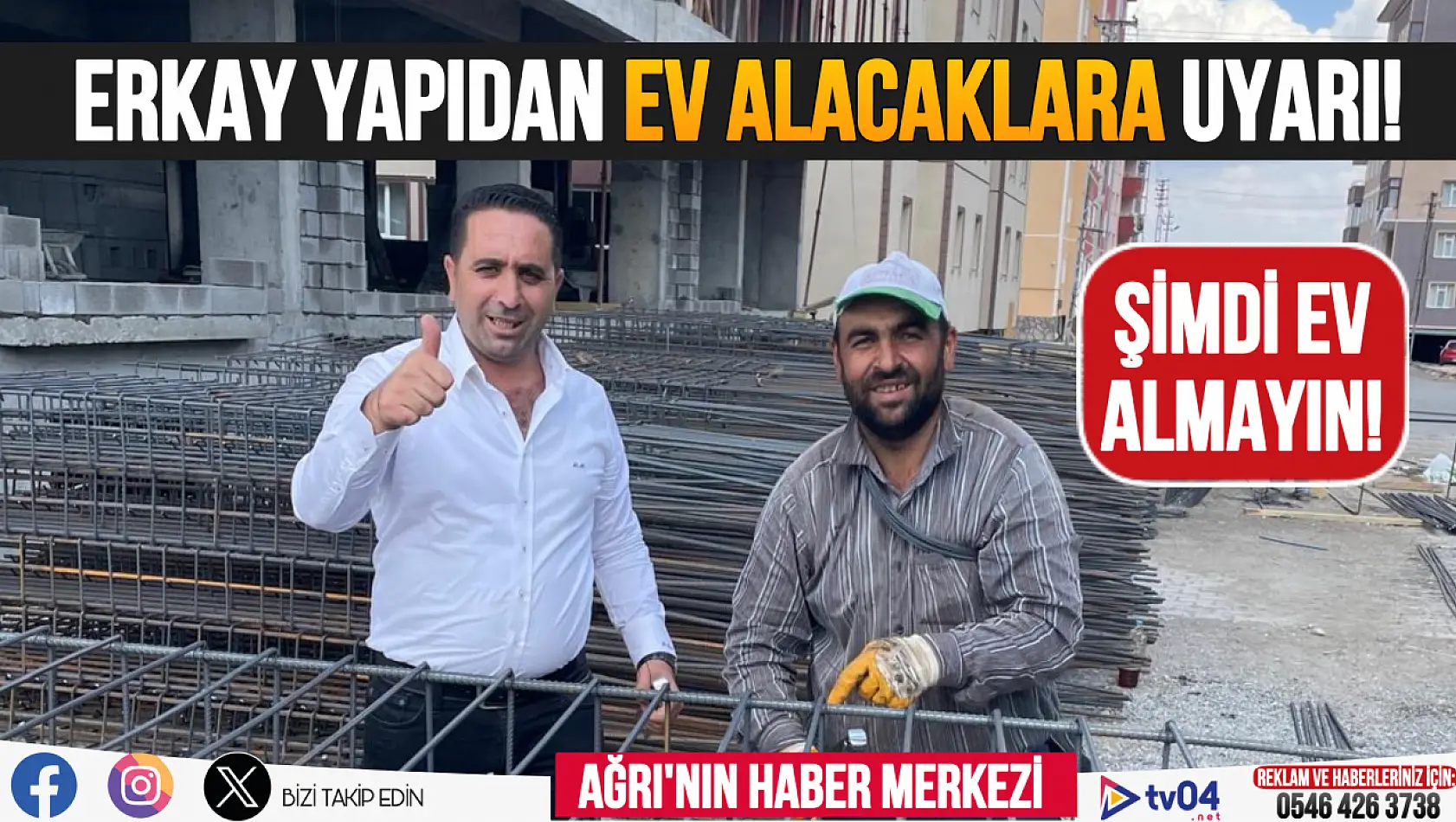 Ağrılılar bu habere dikkat! Erkay Yapı 'dan Ev Alacaklara İndirim uyarısı